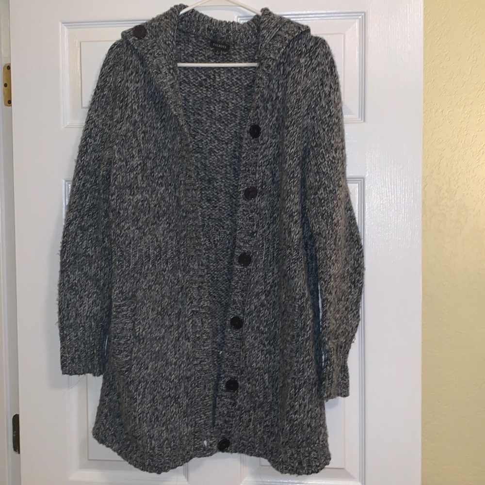 Talbots grey cardigan